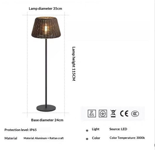 Lámpara de Piso LED Inteligente para Jardín y Terraza Impermeable - Image 14