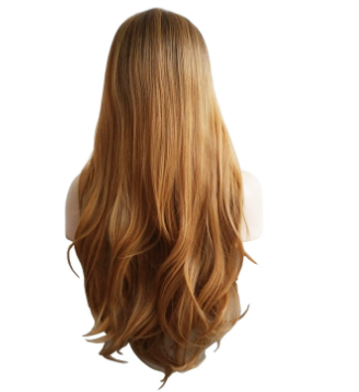 Peluca Ondulada Multicolor Estilo Cosplay - Cabello Largo y Voluminoso - Image 10