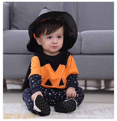 Conjunto Halloween Infantil Murciélago y Calabaza - 4 Piezas - Image 3