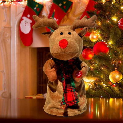 Reno Navideño Bailarín Eléctrico de Peluche con Música - Image 3