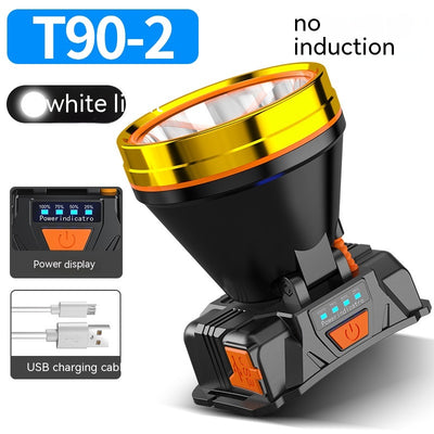 Lámpara Frontal LED de Alta Potencia con Sensor Remoto - Impermeable para Pesca y Camping - Image 6