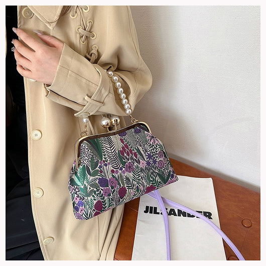 Bolso de Mano Vintage Estilo Pastoral para Mujer - Image 8