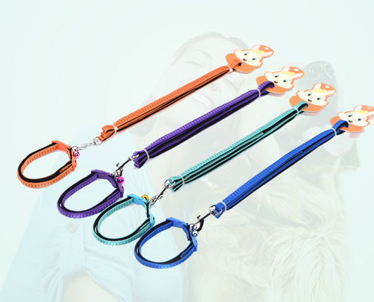 Correas de Cadena Nylon Algodón para Perros Pequeños y Medianos