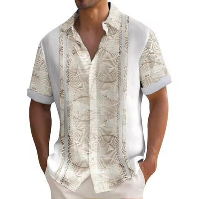 Playera de Rayas Estampado 3D para Hombre - Diseño Verano - Image 24