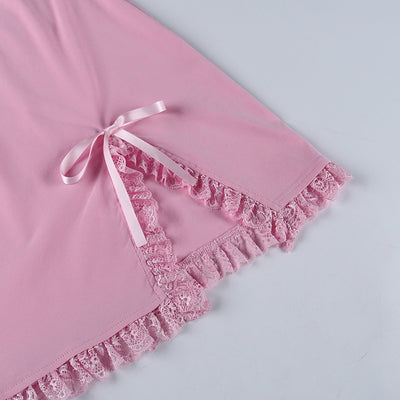 Vestido Deslizante con Encaje y Cordón Ajustable para Mujer - Image 14