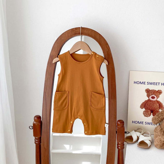 Enterizo Nórdico Minimalista para Bebé - Unisex sin Mangas - Image 7