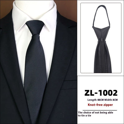 Corbata con Cierre Ejecutiva sin Nudo para Hombre - Image 7