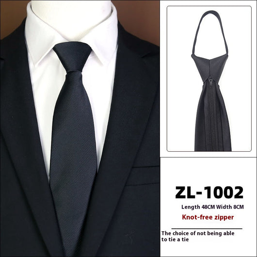 Corbata con Cierre Ejecutiva sin Nudo para Hombre - Image 7