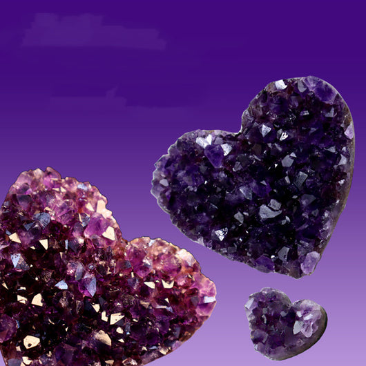 Ornamento Corazón de Amatista - Pequeño Talismán del Amor - Image 5