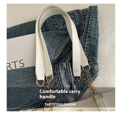 Bolsa Tote Amplia de Diseño Minimalista Japonés para Uso Casual - Image 30