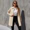 Abrigo Tipo Trench Clásico Británico para Mujer - Elegancia y Sofisticación