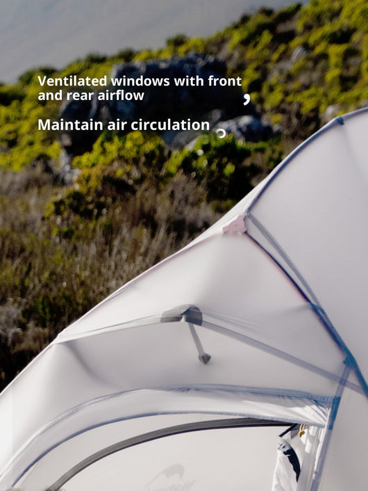 Tienda Doble Ultraligera para Camping, Senderismo y Montaña con Protección Contra Lluvia - Image 4