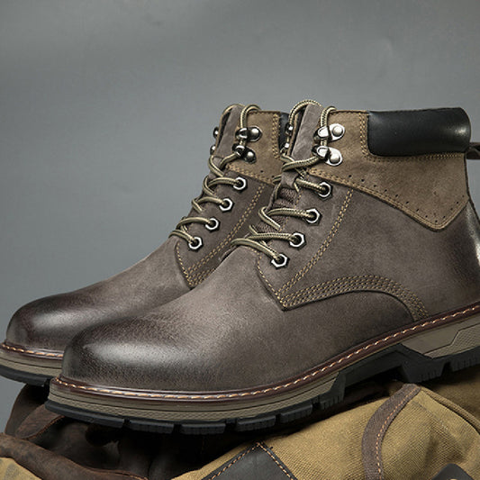 Botas Martin de Cuero para Hombre - Estilo Británico Clásico