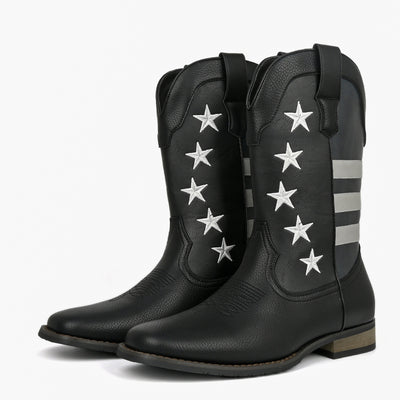 Bota Vaquera Occidental Estrella de Cinco Puntas para Hombre - Image 13