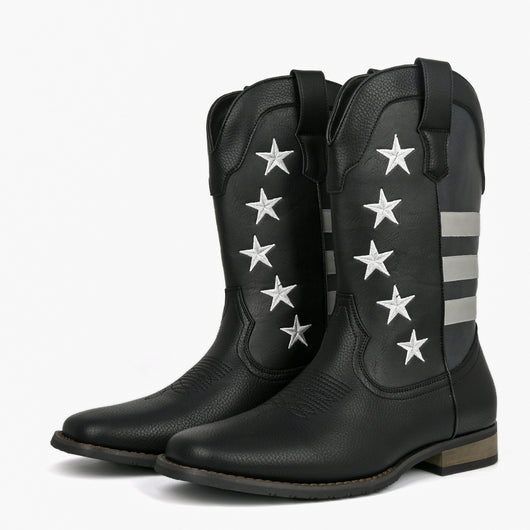 Bota Vaquera Occidental Estrella de Cinco Puntas para Hombre - Image 13
