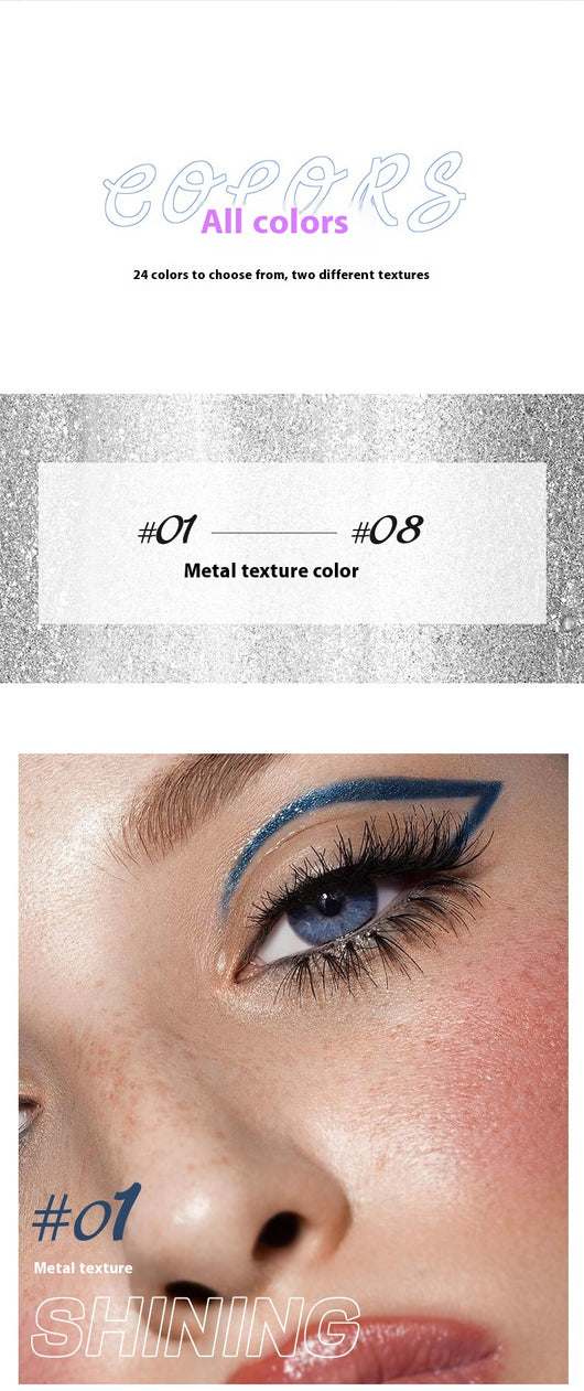 Delineador de Ojos 24 Colores Waterproof de Secado Rápido Ultra Preciso - Image 45