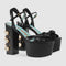 Sandalias de Tacón Alto Plataforma con Tachuelas para Mujer