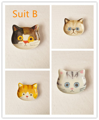 Platito Decorativo Gato de Cerámica para Salsa y Condimentos - Image 23