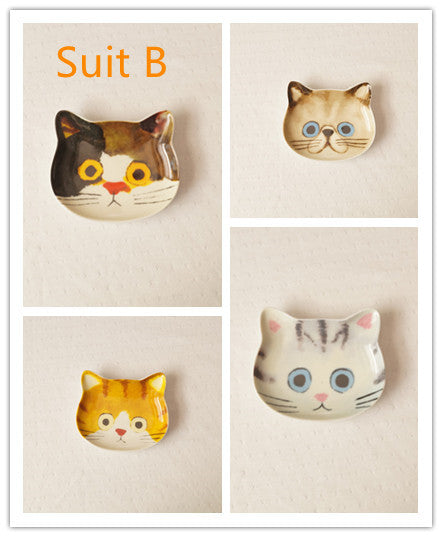 Platito Decorativo Gato de Cerámica para Salsa y Condimentos - Image 23