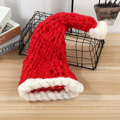 Gorro Navideño de Felpa con Pompón - Gorro Invierno Cálido para Toda la Familia - Image 6