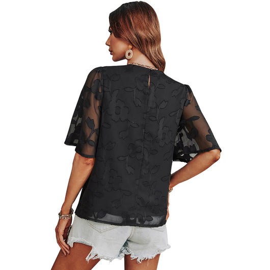 Blusa Suelta con Estampado en Chifón - Image 20