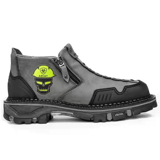 Botas Cortas Calavera Estilo Europeo y Americano para Hombre - Image 2