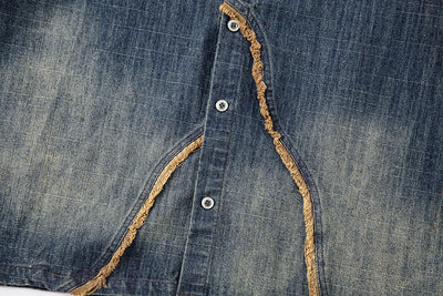 Camisa Denim Degradada Efecto Vintage para Hombre - Image 26
