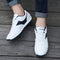 Tenis Casuales Blancos para Hombre - Zapatos Skate Resistentes Social Boy