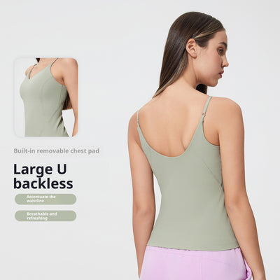 Top Deportivo Moldeador con Soporte Pectoral - Diseño Nude Yoga y Fitness - Image 2
