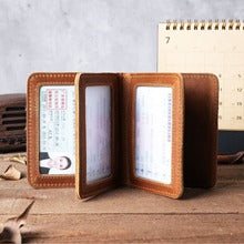 Billetera de Cuero Crazy Horse Estilo Retro Europeo Americano para Hombre - Image 30