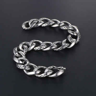 Pulsera de Acero Titanio Gótica Vintage con Estilo Creativo - Image 3