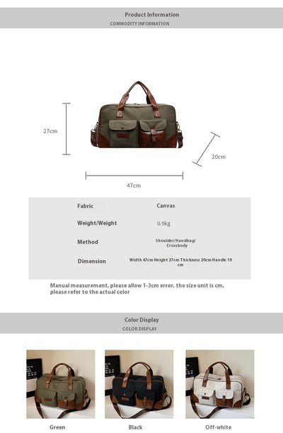 Maleta de Viaje Empresarial Plegable con Forro Impermeable de Gran Capacidad - Image 8