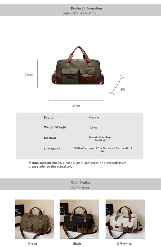Maleta de Viaje Empresarial Plegable con Forro Impermeable de Gran Capacidad - Image 8