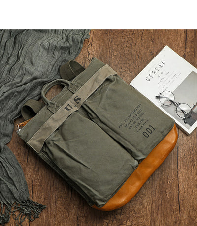 Mochila Estilo Retro Americana de Lona Desgastada para Hombre - Ideal para Aventuras al Aire Libre - Image 17