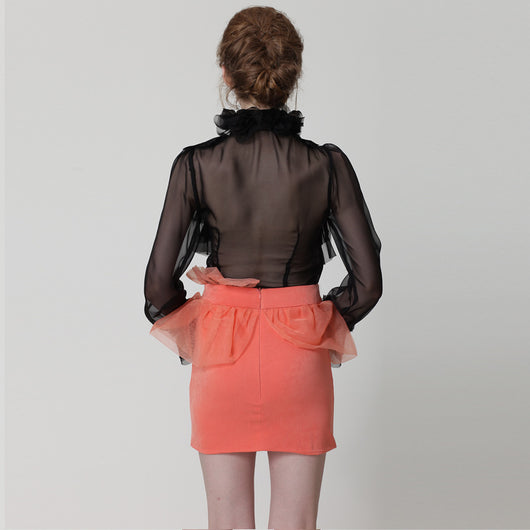 Blusa Casual de Gasa para Mujer - Elegancia Diaria - Image 4