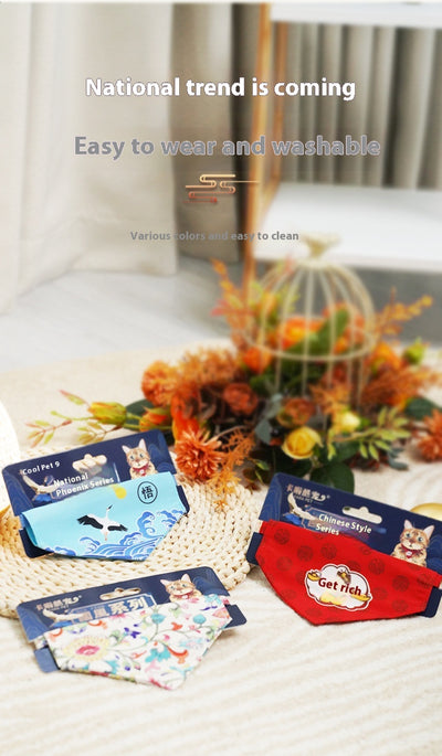Pañoleta Triangular Ajustable para Mascotas - Accesorios Decorativos - Image 13