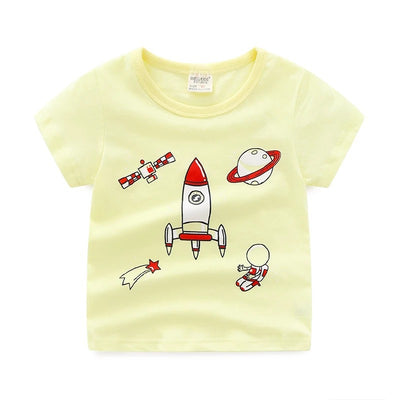 Playera Infantil de Verano con Estampado de Dibujos Animados - Image 12