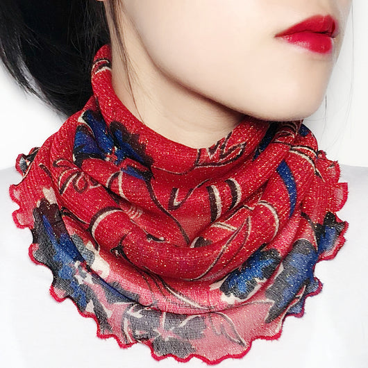 Bufanda Cuello Alto Multiuso con Máscara Facial para Mujer - Image 25