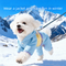 Abrigo Térmico Tres en Uno Anticolisión para Perros Pequeños y Medianos - Chaqueta Impermeable de Lana Polar Premium
