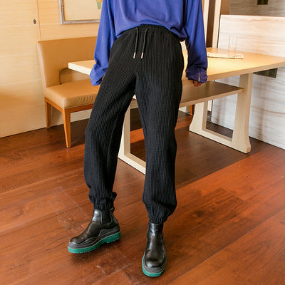 Pantalones Casuales Holgados con Cordón para Hombre - Image 10