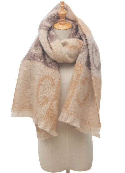 Bufanda Jacquard Unisex con Letras - Estilo Moderno para Él y Ella - Image 15