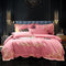 Rosa Cama De 1.5 M, Edredón De 200 X 230 Cm