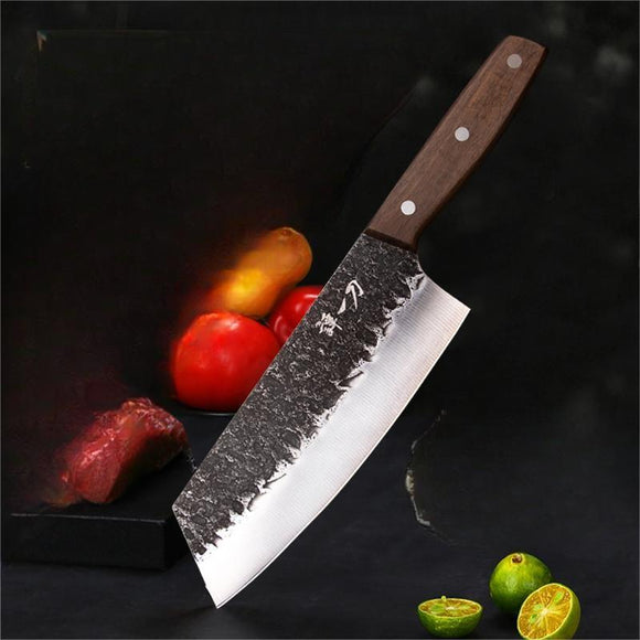 Cuchillo de Cocina Chino Tallado Artesanal