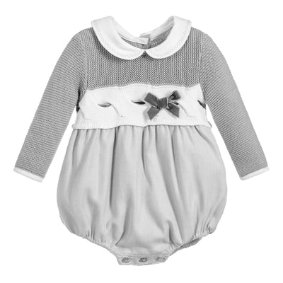 Enterizo Bebé Gris con Combinación de Suéter - Image 10