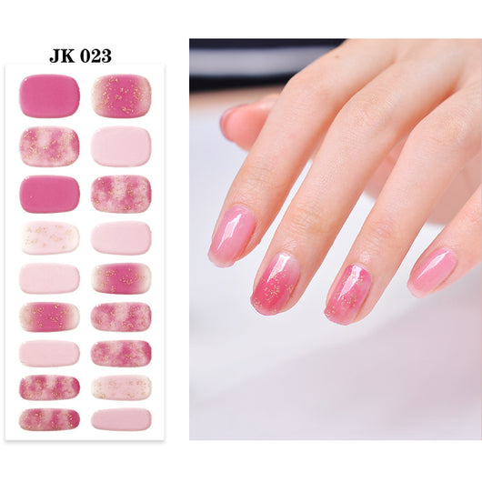 Pegatinas de Uñas UV Gel Semi-curadas Impermeables - Pure Desire Wind Wear - Image 21