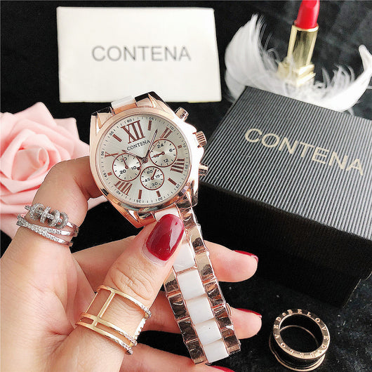 Reloj de Cuarzo para Mujer con Diamantes - Elegancia y Estilo
