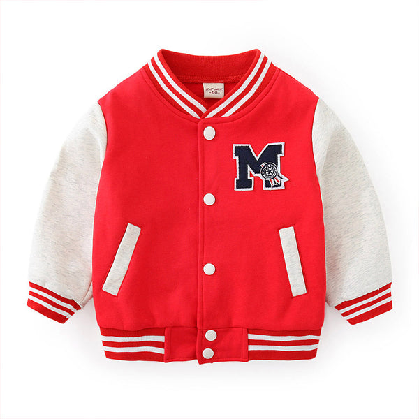 Suéter Cardigan Beisbolero Infantil Premium