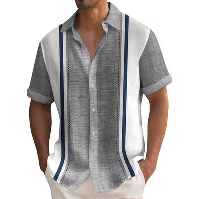 Playera de Rayas Estampado 3D para Hombre - Diseño Verano - Image 16