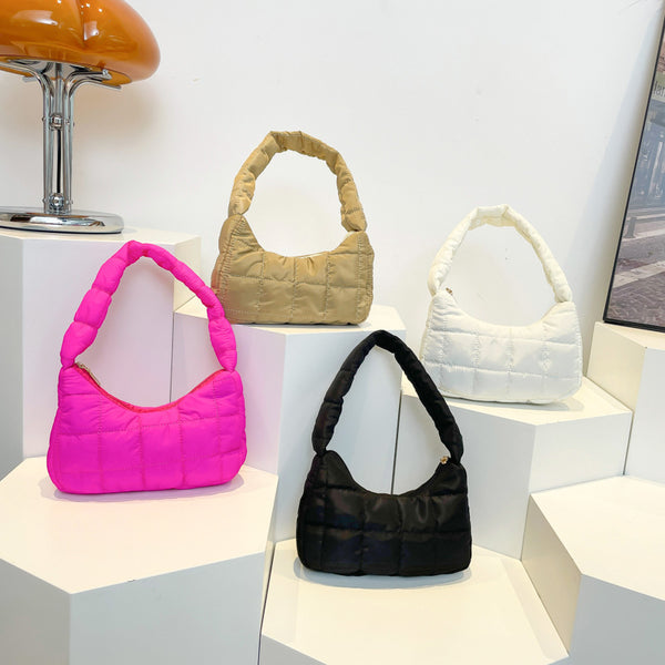 Bolso Bandolera Lunar de Un Hombro - Diseño Minimalista para Mujer