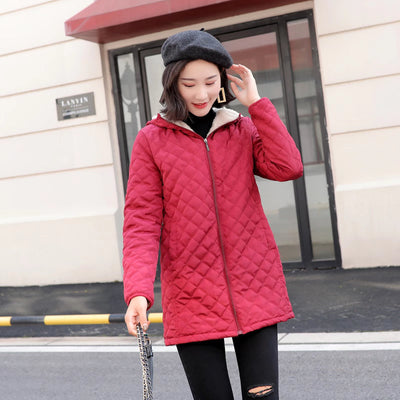 Chaqueta Puffer Acolchada Talla Grande con Forro Polar y Lana de Cordero - Image 20